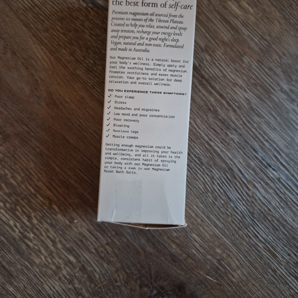 SAT LAB Magnesium Spray Oil To Help Sleep New